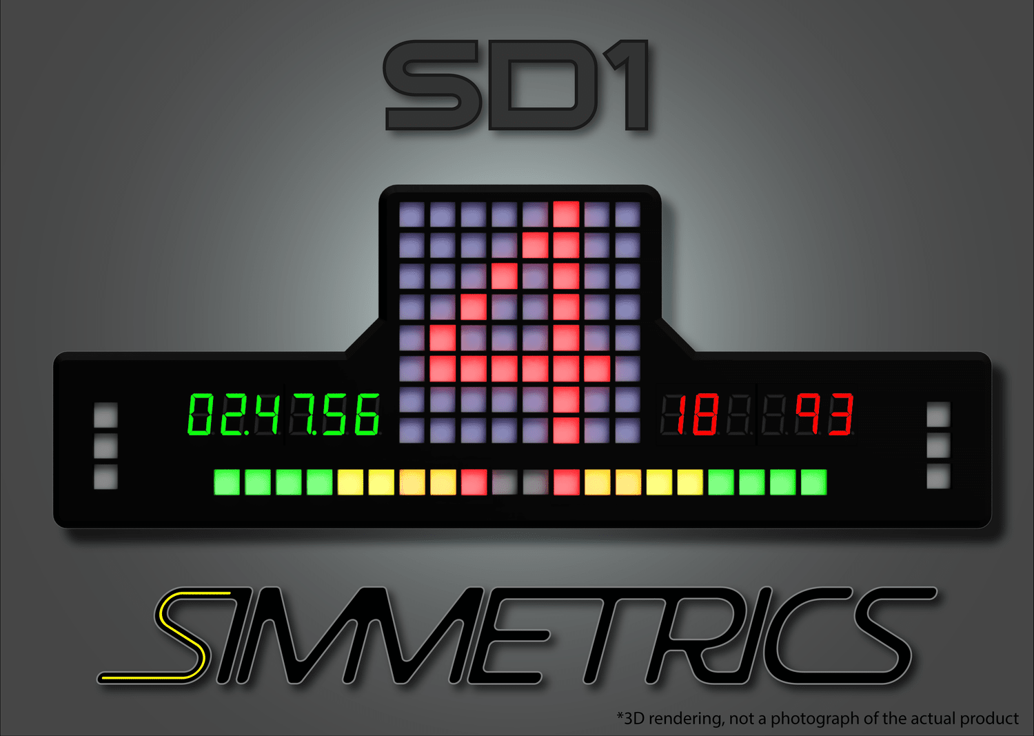 Simcore DS1Z1 Racing ダッシュボード SIMHUB対応モデル Simmetrics SD-1 Racing Simulator Dashboard — Simmetrics Racing